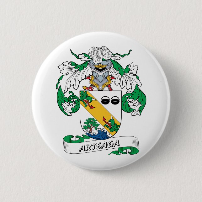 Arteaga Family Crest Button (Front)