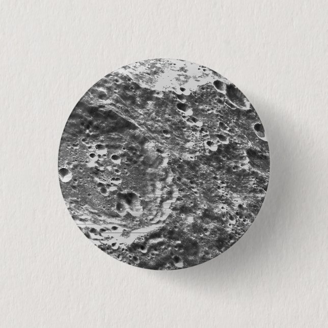 Artemis 1 Moon Mission Lunar Image Button (Front)