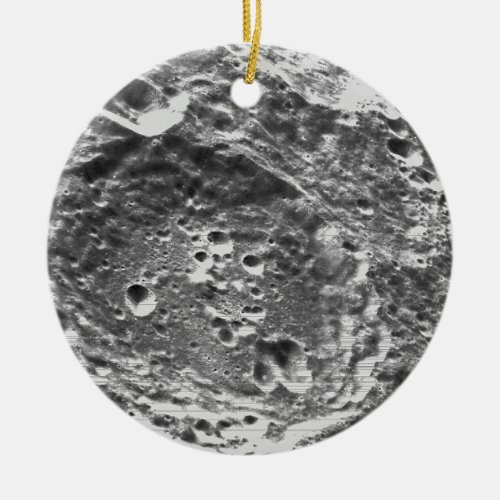 Artemis 1 Moon Mission Lunar Image Ceramic Ornament
