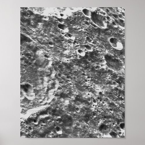 Artemis 1 Moon Mission Lunar Image Poster