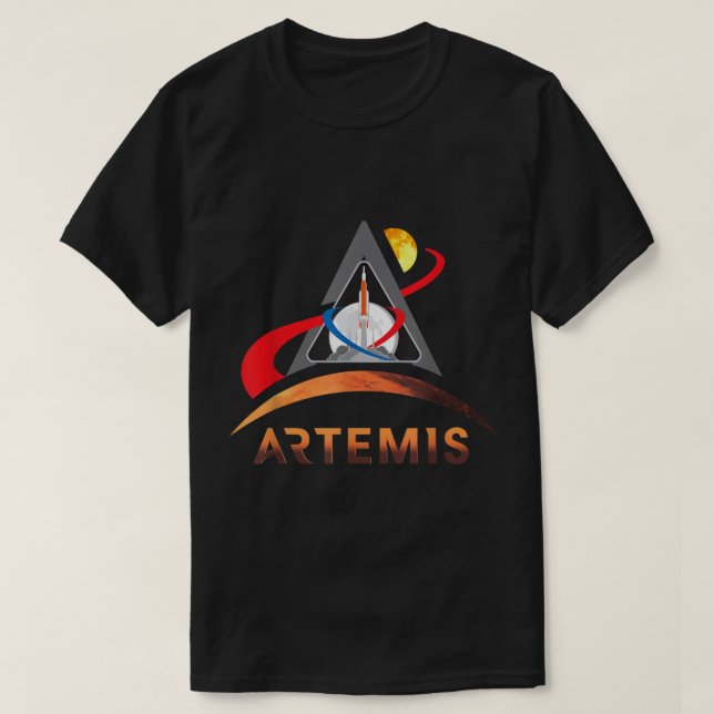 Artemis 1 NASA Moon to Mars T-Shirt (Design Front)