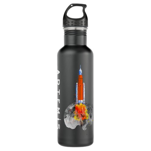 Artemis 1 SLS Rocket Launch Mission To The Moon An Stainless Steel Water Bottle