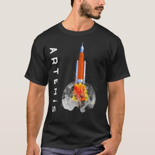 Artemis 1 SLS Rocket Launch Mission To The Moon An T_Shirt