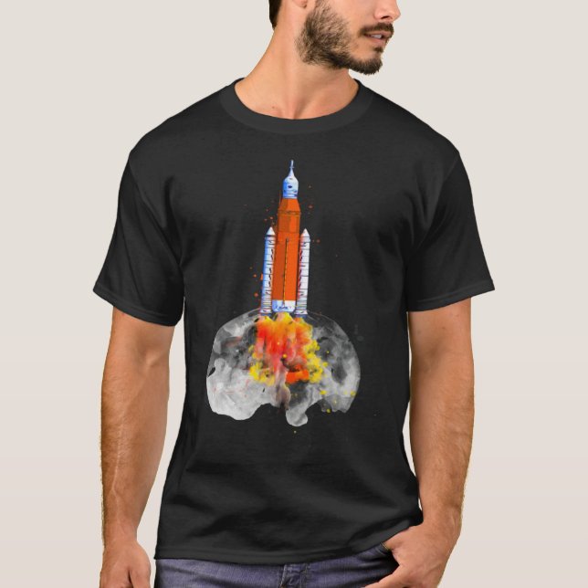 Artemis 1 SLS Rocket Launch Mission To The Moon An T-Shirt (Front)