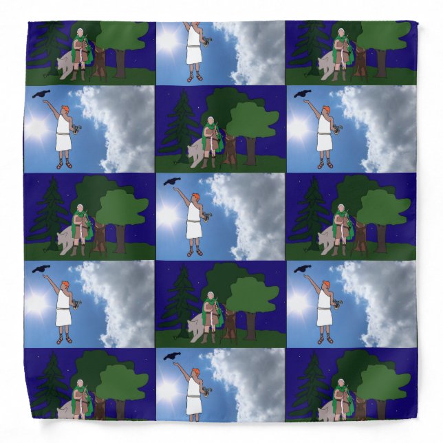 Artemis and Apollo bandana (Front)