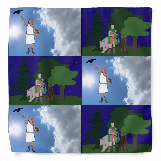 Artemis and Apollo bandana (Front)