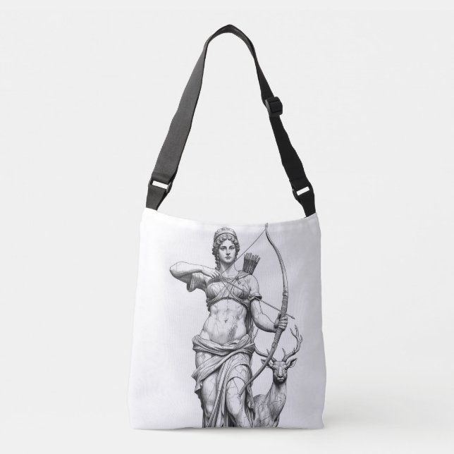 Artemis Goddess Mythic Tote Bag (Front)