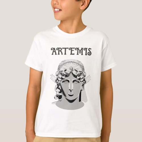 Artemis Goddess of Hunt T_Shirt
