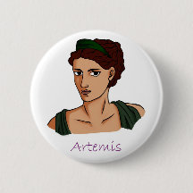 Artemis - Greek Goddess Badge