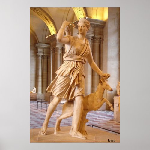 Artemis  Greek Goddess NASA  Poster