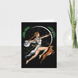 Artemis Greek Goddess Of Hunting Ancient Greece My Card