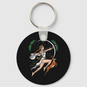 Artemis Greek Goddess Of Hunting Ancient Greece My Keychain