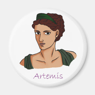 Artemis - Greek goddess of the Moon magnet