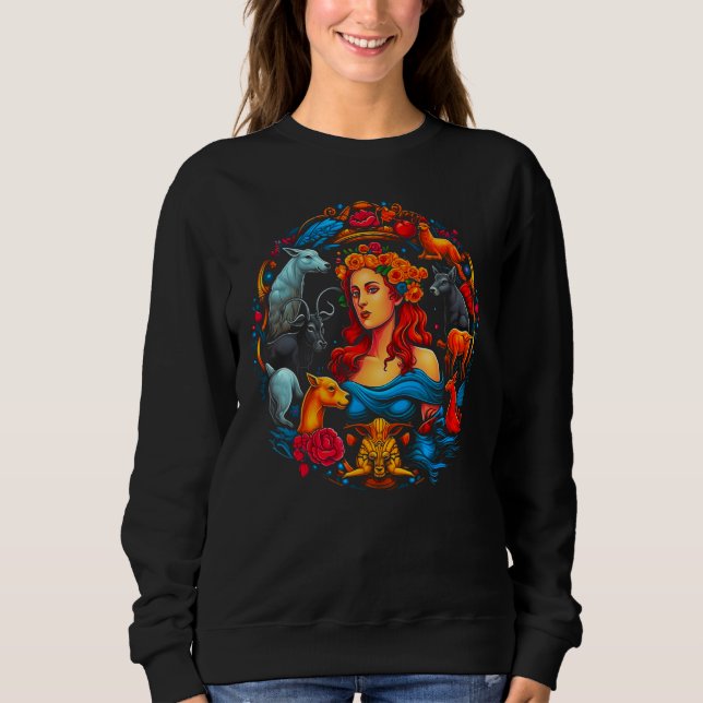 Artemis Greek Goddess Sweatshirt (Front)
