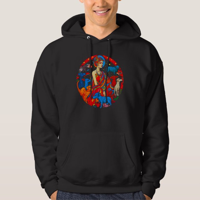 Artemis Greek Mythology Hoodie (Front)