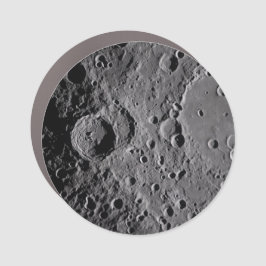 Artemis II Lunar Craters Car Magnet