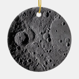Artemis II Lunar Craters Ceramic Ornament