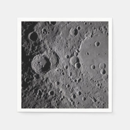 Artemis II Lunar Craters Napkins