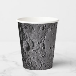 Artemis II Lunar Craters Paper Cups