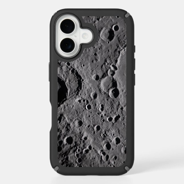 Artemis II Lunar Craters Speck iPhone Case (Front)