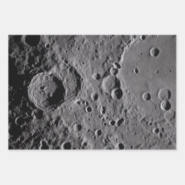 Artemis II Lunar Craters Wrapping Paper Sheets