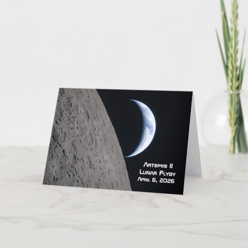 Artemis II Lunar Flyby Card