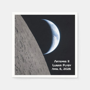 Artemis II Lunar Flyby Napkins