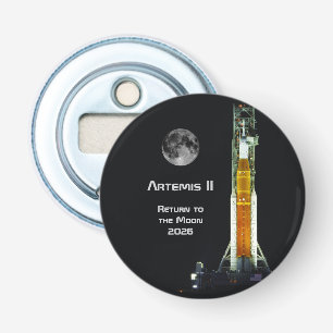 Artemis II Moon Mission Bottle Opener