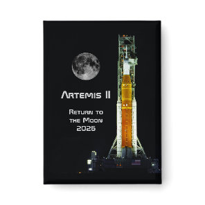 Artemis II Moon Mission Button