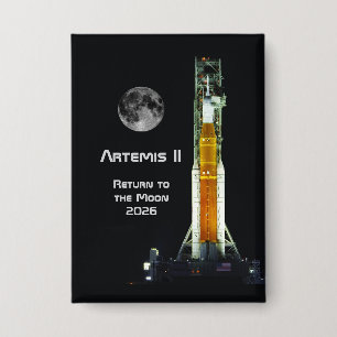 Artemis II Moon Mission Button