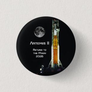 Artemis II Moon Mission Button