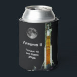 Artemis II Moon Mission Can Cooler<br><div class="desc">This Artemis II mission marks to return of humankind to the vicinity of the Moon after a lapse of over 50 years. This 10 day mission will carry four astronauts on a free-return trajectory around the Moon and back to Earth. The spacecraft consists of the NASA SLS Space Launch System...</div>