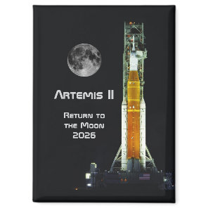 Artemis II Moon Mission Magnet