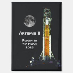 Artemis II Moon Mission Magnet