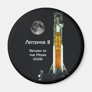 Artemis II Moon Mission Magnet