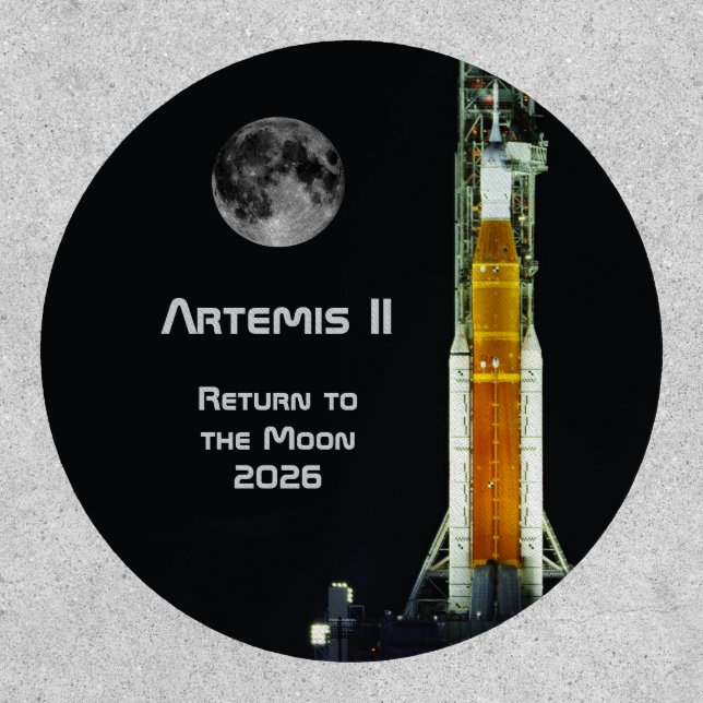 Artemis II Moon Mission Patch (Front)