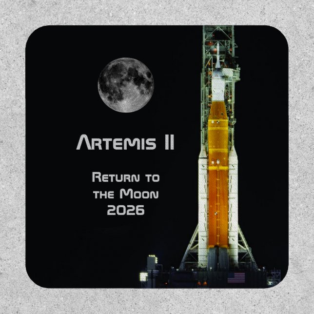 Artemis II Moon Mission Patch (Front)