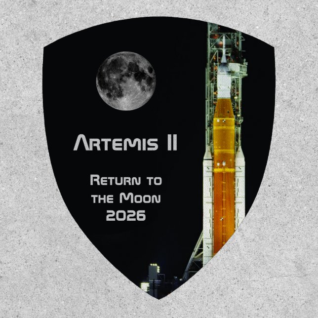 Artemis II Moon Mission Patch (Front)
