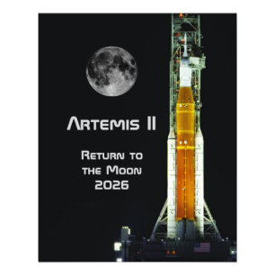 Artemis II Moon Mission Photo Print