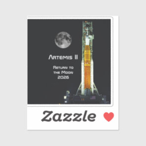 Artemis II Moon Mission Sticker