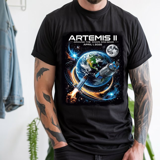 Artemis II NASA Moon Mission Cosmic Rocket Tee (Creator Uploaded)