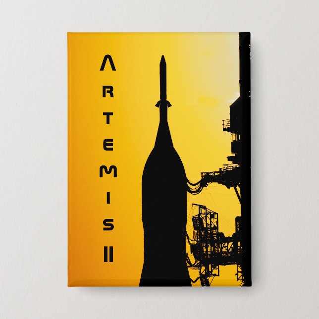 Artemis II to Launch Pad Button (Front)