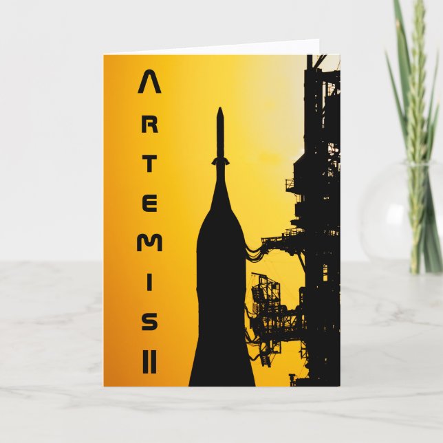 Artemis II to Launch Pad Card (Front)