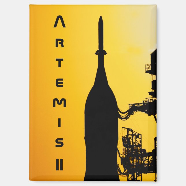 Artemis II to Launch Pad Magnet (Front)
