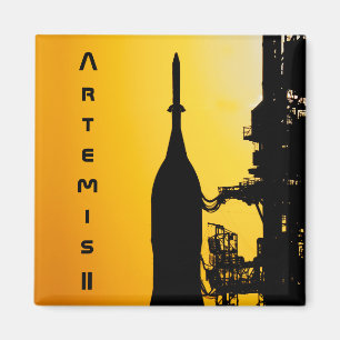Artemis II to Launch Pad Magnet