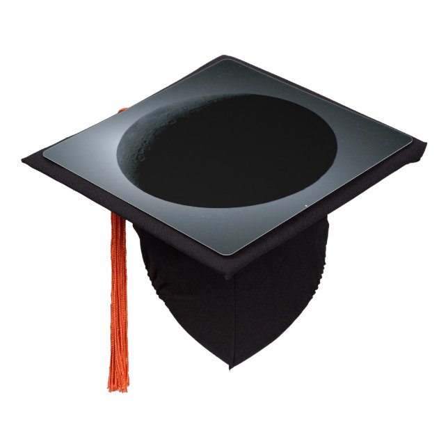 Artemis II Total Solar Eclipse Graduation Cap Topper (Angled)