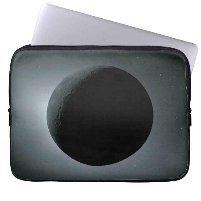 Artemis II Total Solar Eclipse Laptop Sleeve (Front)