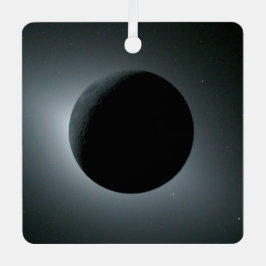 Artemis II Total Solar Eclipse Metal Ornament