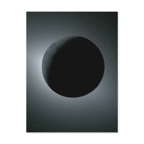Artemis II Total Solar Eclipse Postcard