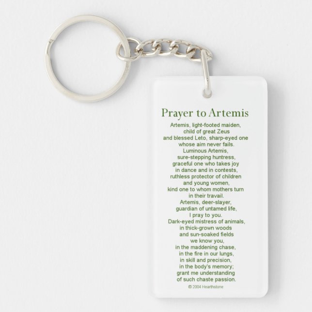Artemis Keychain (Front)